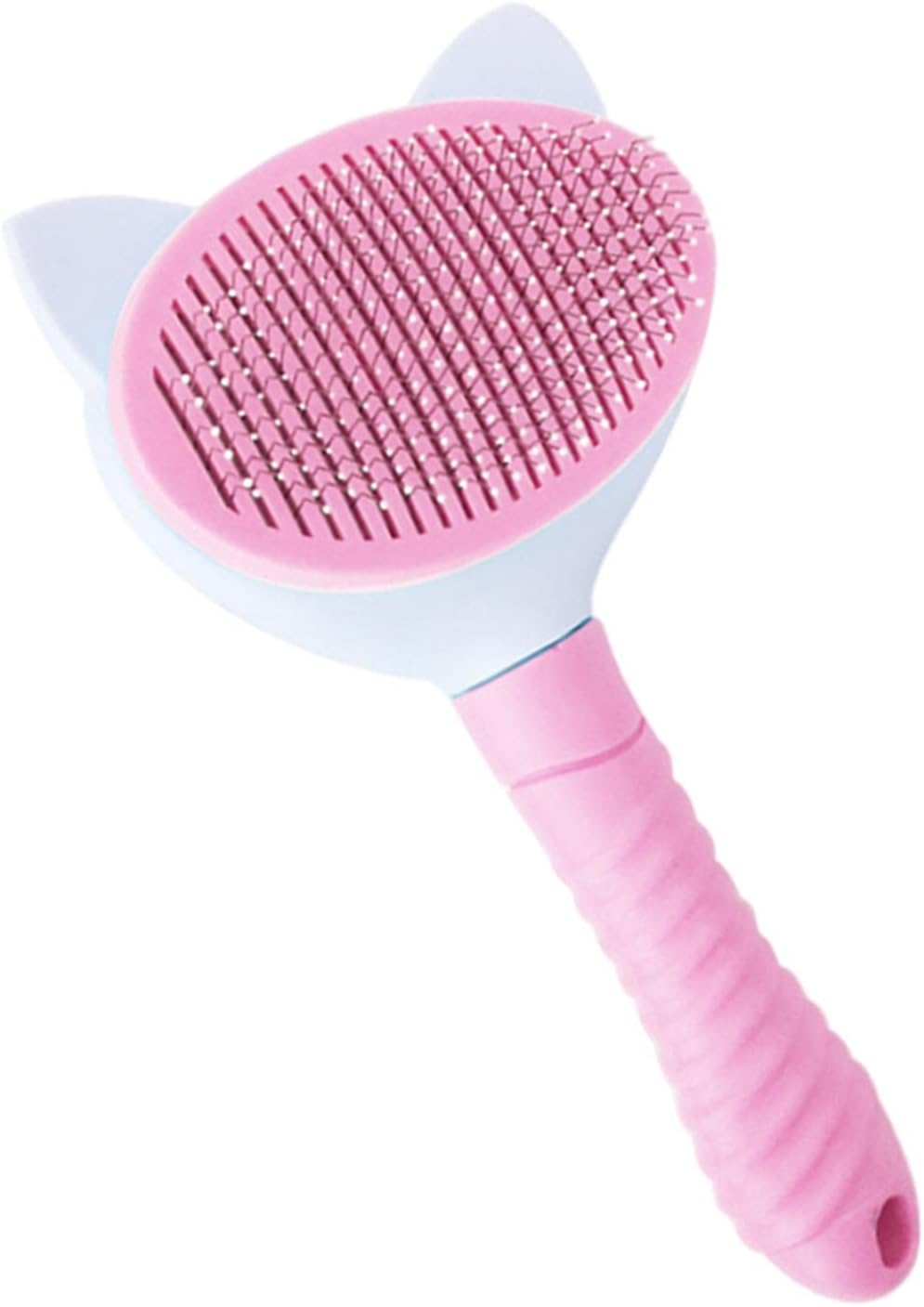 Bvizyelck Pet Massage Brush | Self-Cleaning Brush with Release Button,Cats Grooming Dematting Comb Grooming Brush Tool for Long or Short Hair Cats Dogs image number 3