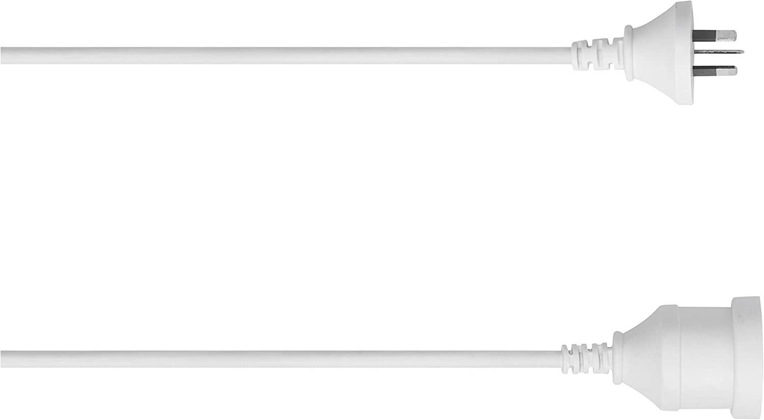 HPM Household Duty Extension Lead White 3M image number 1