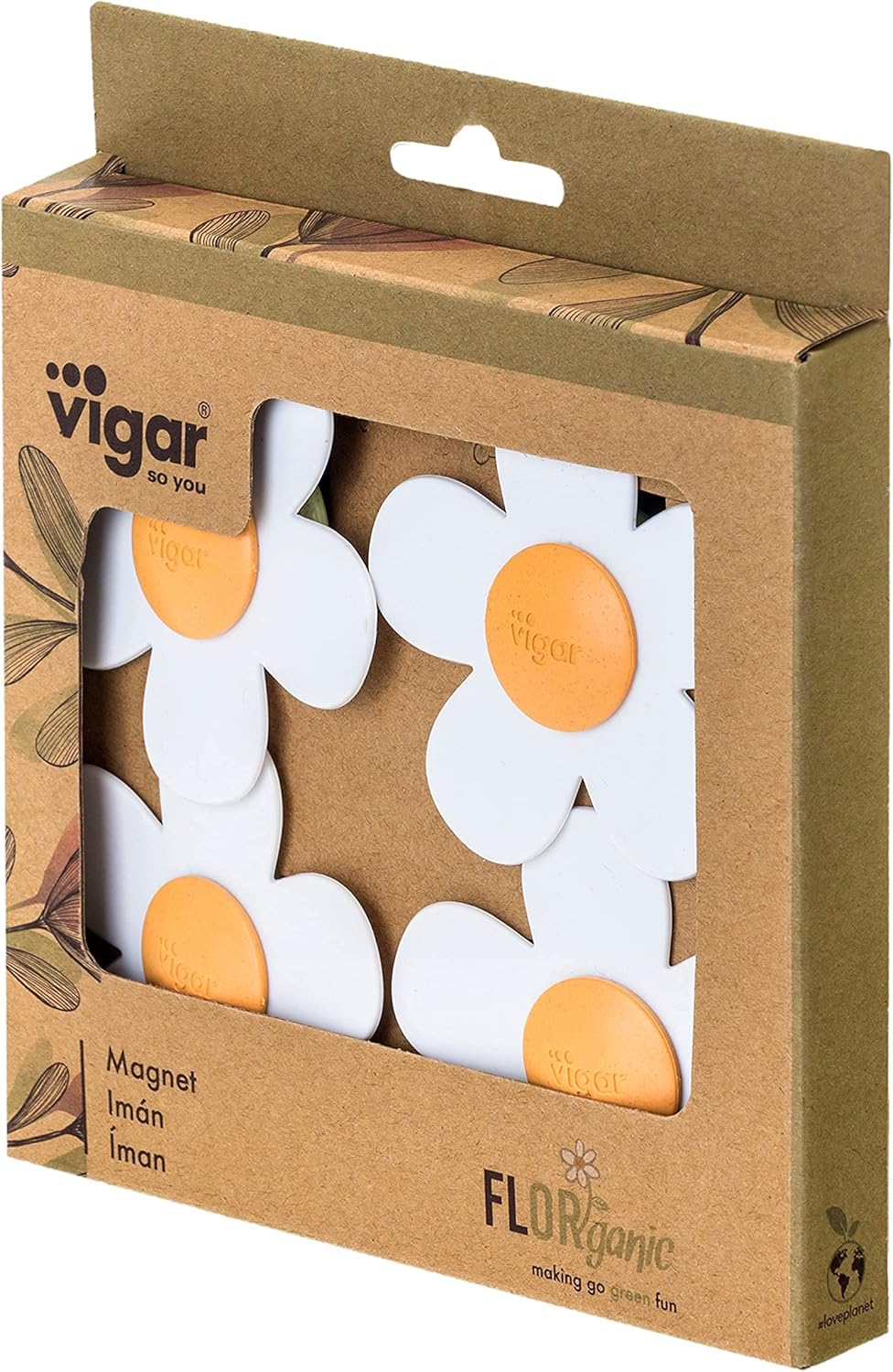 Vigar Florganic Magnet 4 Piece image number 2