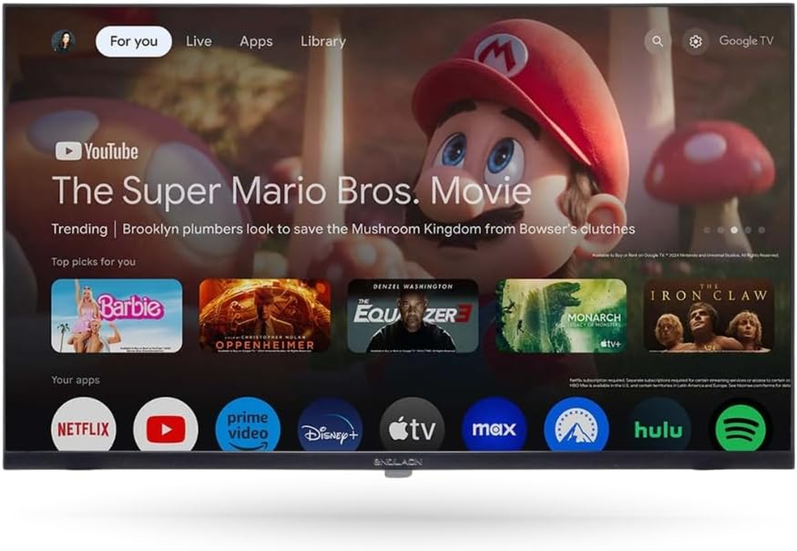 ENGLAON 32&rsquo;&rsquo; Full HD 12V Smart TV with Chromecast & Bluetooth image number 4