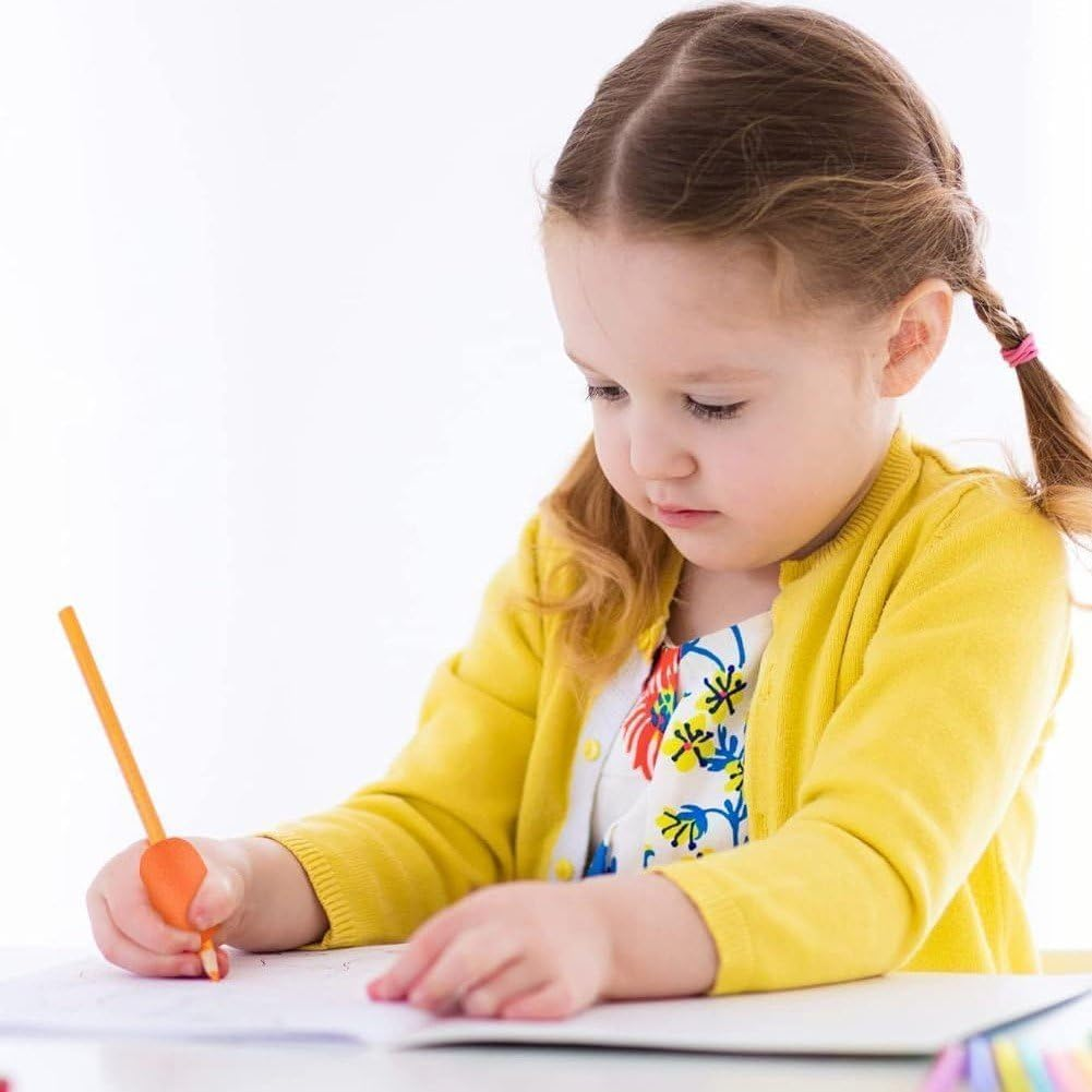 FOTOEVFC Egg Pen Pencil Holder Handwriting Grips, 6Pcs Foam Grips, Pen Grips, Pencil Holder, Pencil Cushion Grip