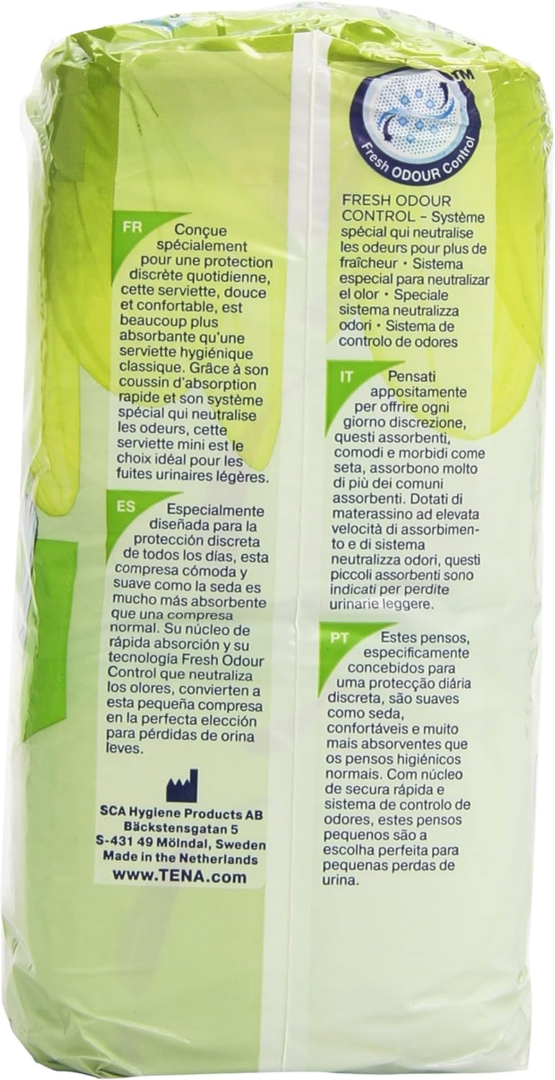 TENA Ultra Thin Mini Pads, Standard Length, Medium Incontinence, 20 Count image number 1