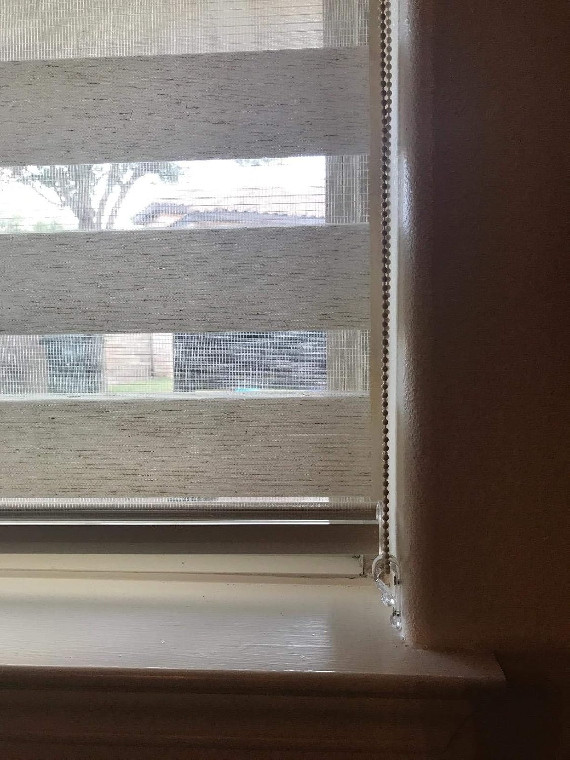 Cutelec Roller Shade Clear Saftey Chain and Cord Guide 4 Sets per Pack,Fixation Hook for Bead Chain for Roller Blinds image number 5