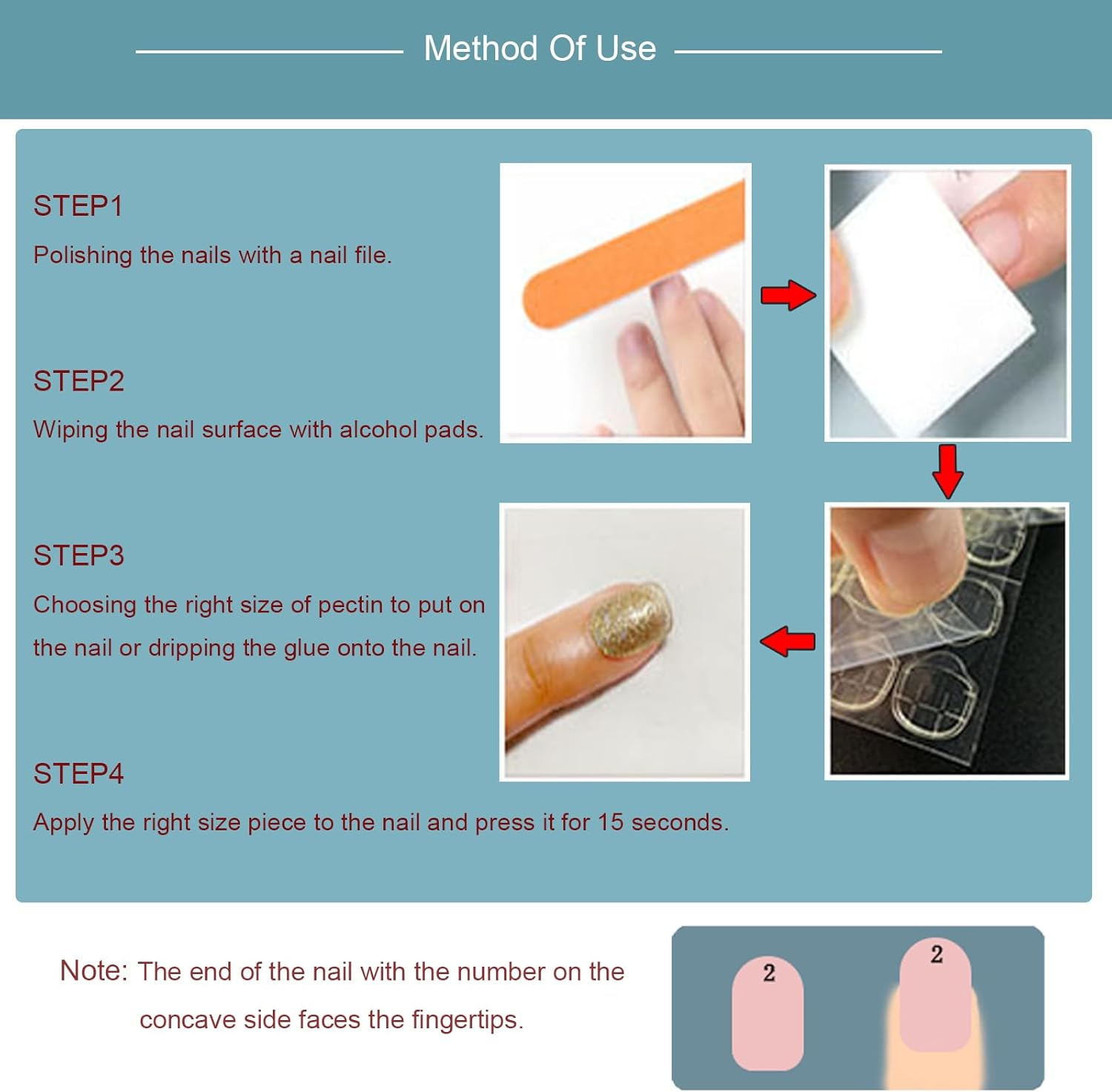 24 PCS Press on Nails Gradient Color Fake Nails Cat Eye Fake Nails Short Fake Nails Gifts for Women and Girls (No.141) image number 4