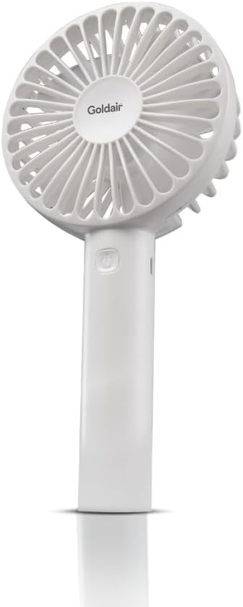 Goldair 10Cm Rechargeable Handheld Fan - White image number 2