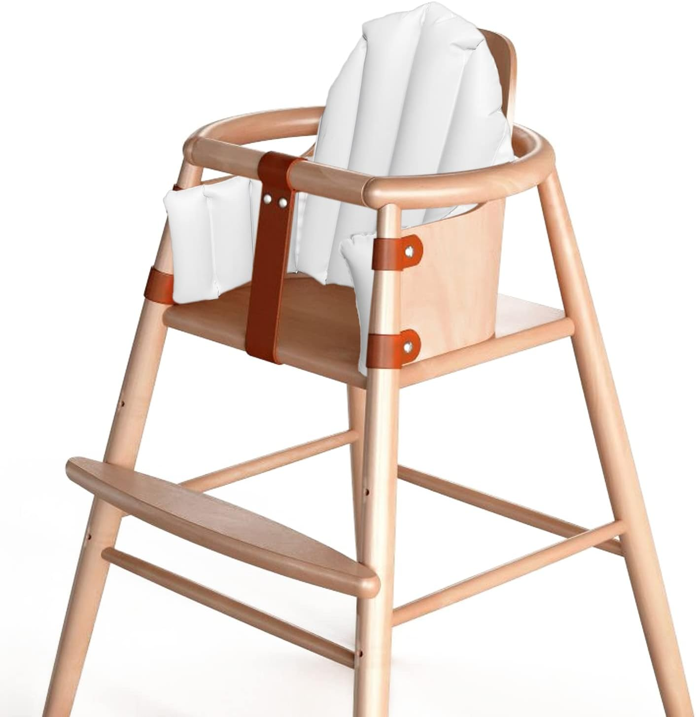 High Chair Cushion for IKEA Antilophigh Chair, Inflatable Baby High Chair Cushion, Built-In Inflatable Cushion, Highchair Insert and Cover, Replacement Comfortable Sitting for Supporting (Dinosaur)