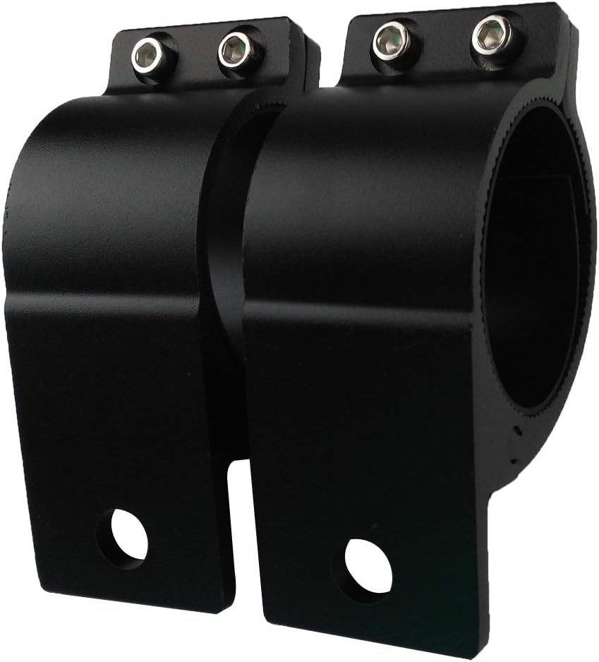 Audak 1 Pair 2.5 Inch Aluminum Mounting Bracket Tube Clamp for Bullbar Roof Rack Roll Cage (63.5-66Mm/2.5-2.6 Inch Adjustable) image number 3
