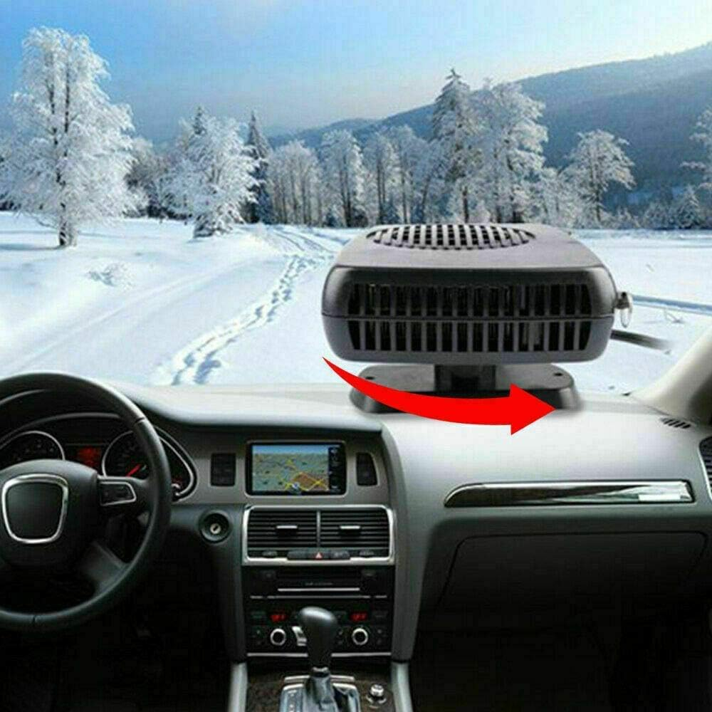 Baceyong 2 In1 Portable 150W Auto Heating Cooling Fan Defroster Defogger for Car Truck 12V Black image number 5