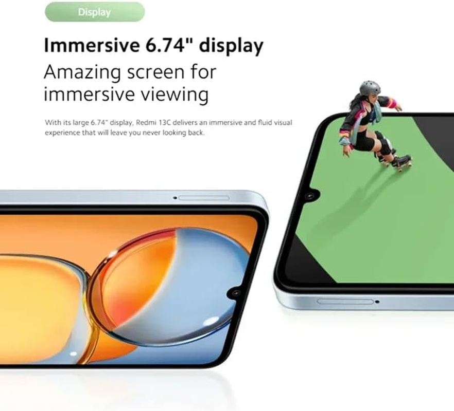 Smartphone Xiaomi Redmi 13C 4GB+128GB 50MP Main Camera 5000Mah Battery 6.74" 90Hz Display Bluetooth 5.3 MIUI 14, No Charger (Black) image number 6