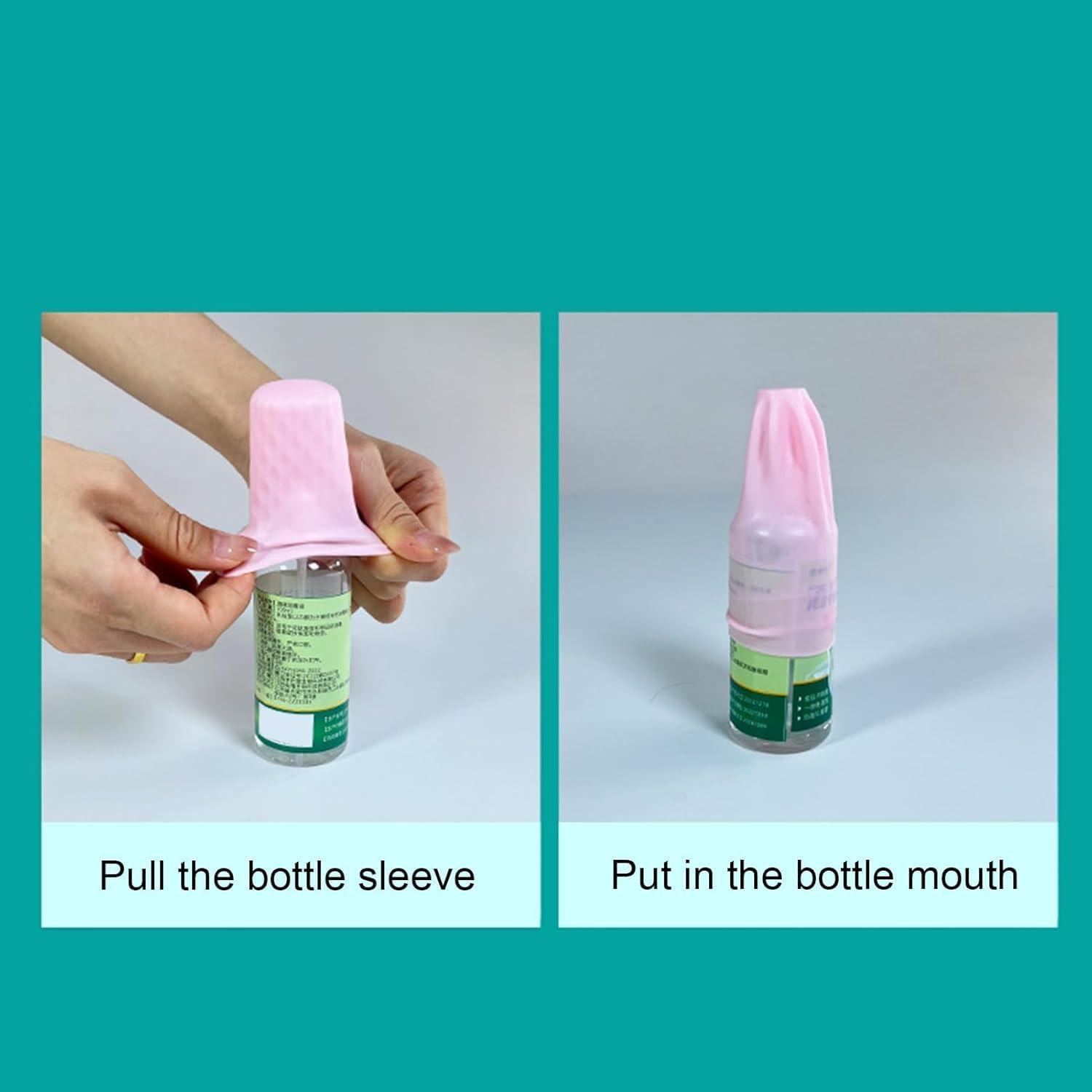 Silicone Bottle Covers Elastic Sleeves for Leak Proofing Mix Color,10 Pack Cruise Ship Essentials,Travel Accessories Luggage for Women Men,Leak Proofing, Fit Most Travel Size Bottles Toiletries image number 3