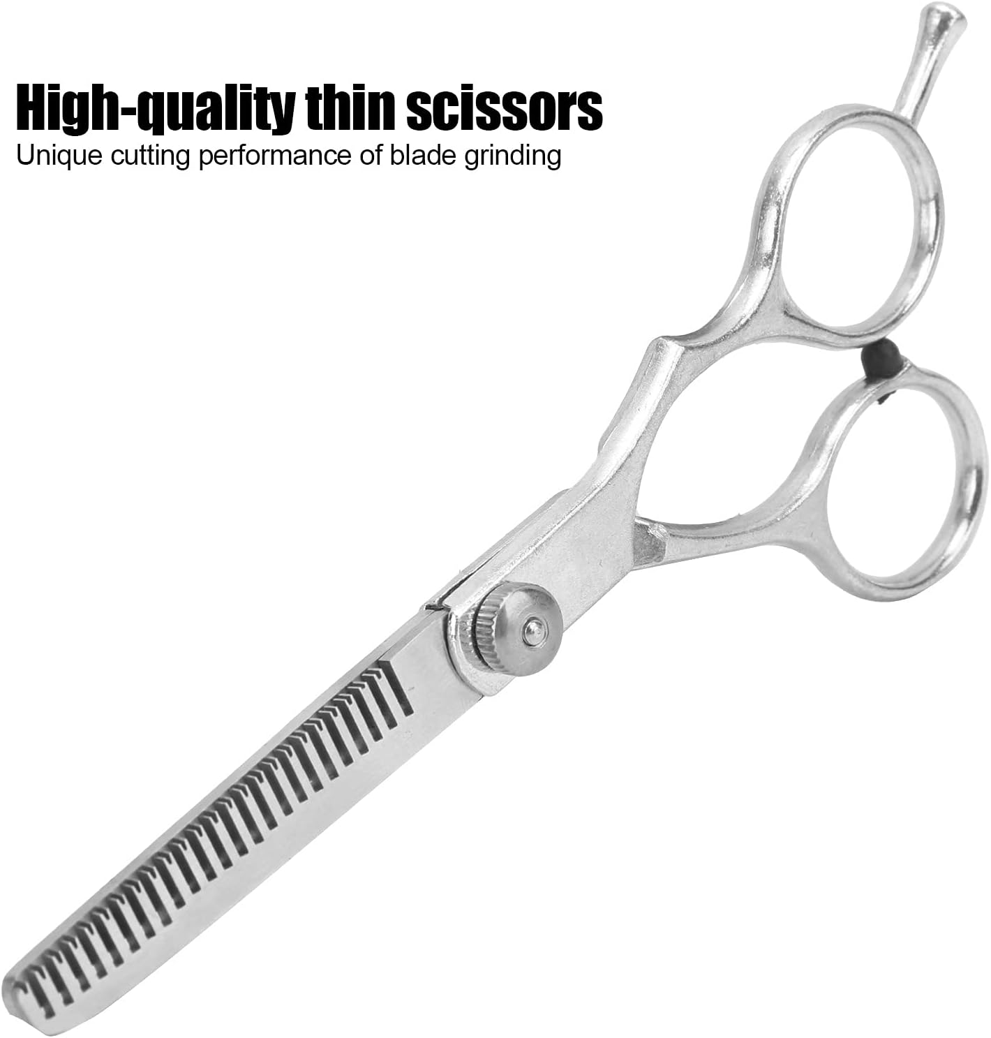 Pet Scissors - 5.9X1.9In Stainless Steel Professional Dog Grooming Scissors - Thinning Scissors Smooth Motion and Fine Cut for Long Haired Dog Cat and Other Pets image number 1