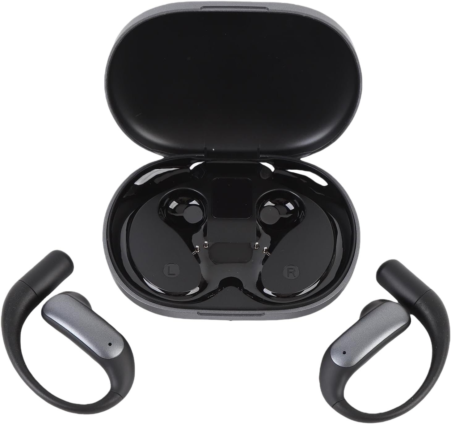 XUMIUZIY AI Real Time Translation Earbuds, 144 Languages Support & Dual Mic Noise Cancelling - Offline Translator Device for Business Meetings and Travel (Black)