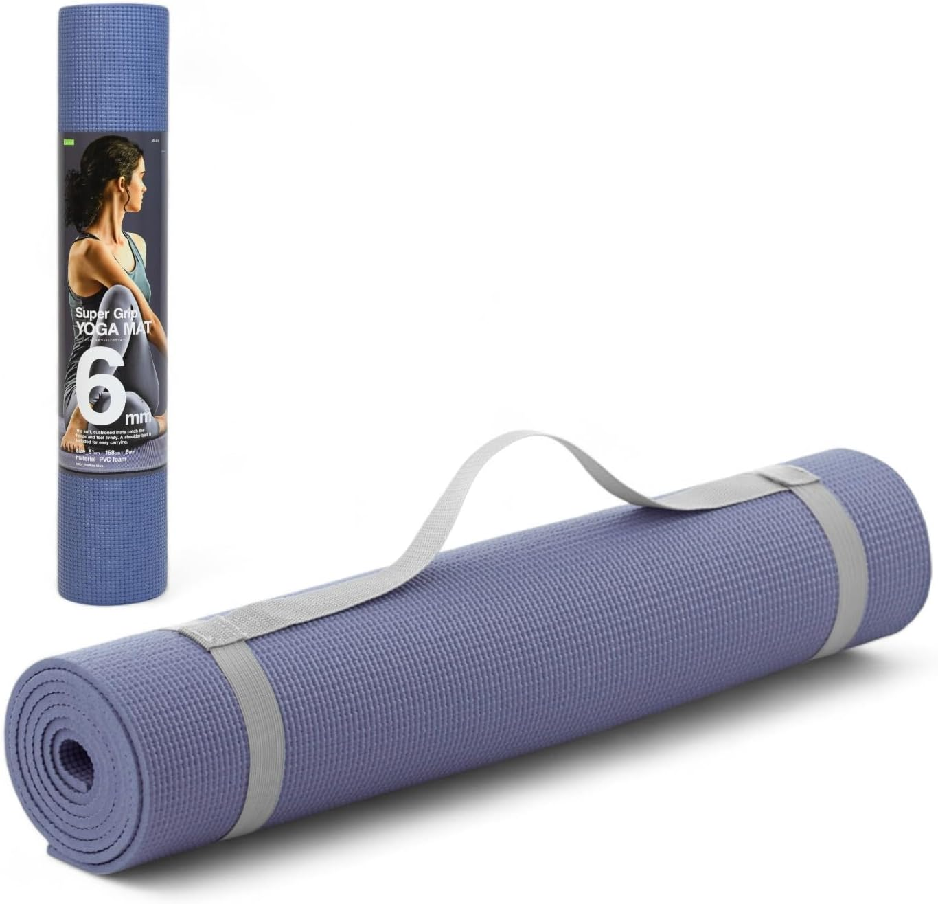 La-Vie(ラヴィ) スーパーグリップヨガマット 肩掛けバンド付き 【メーカー純正品】