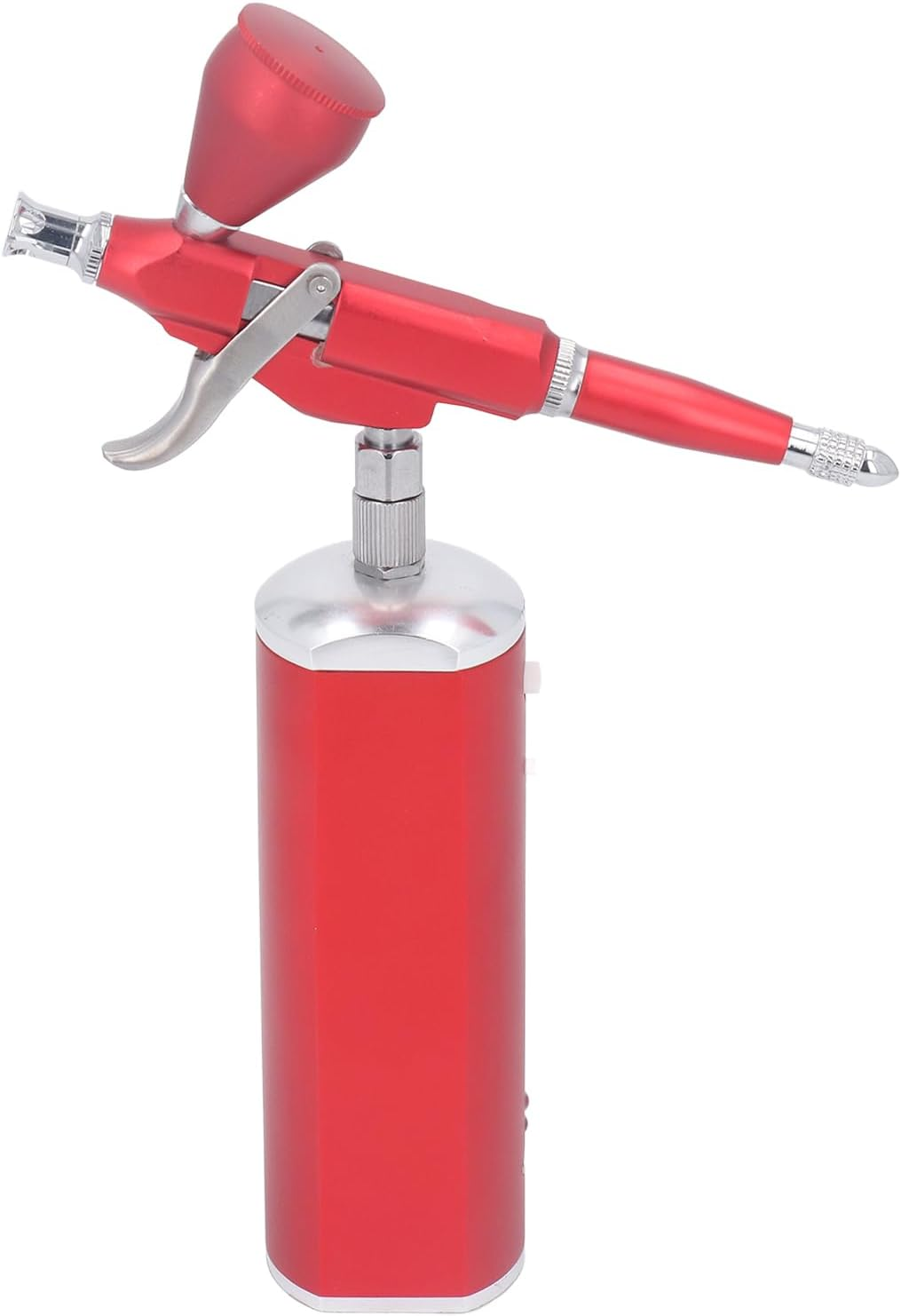 Asixxsix Mini Airbrush Kit with Compressor, 30PSI Portable Cordless Auto Airbrush Gun Kit Rechargeable Handheld Gun for Makeup, Cake Decor, Crafts Painting, Nail Art, Tattoo image number 5