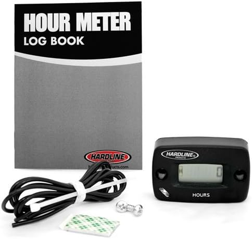Hardline Products HR-8063-2 Hour Meter for 2-Cylinder Engines