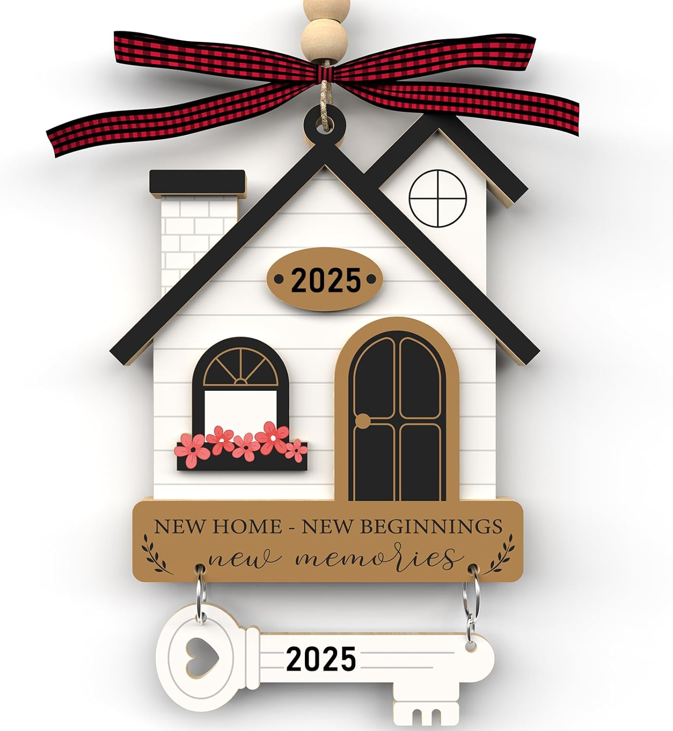 House Warming Gifts New Home - Housewarming Gifts for New House - Housewarming Gift Presents for Women, Couple - New House New Beginning -New House Owners Gift Ideas - Wooden Home Ornament 2026 image number 3