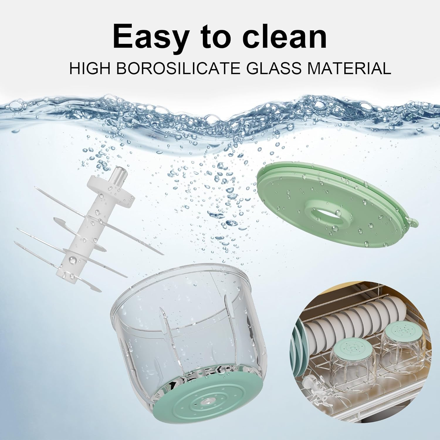 Phydge Baby Food Maker, Baby Food Processor, Green, Baby Food Blender, Fruit, Vegetable, Meat image number 1