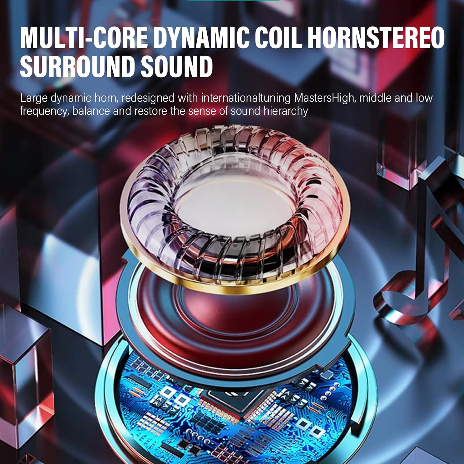 Open Ear Headphones, Bluetooth 5.4 Clip on Headphones Wireless with Impressive Sound, 42H Lightweight and Comfortable Open Ear Wireless Earbuds, Clear Calls, IP7 Earphones for Office/Fitness/Running image number 5