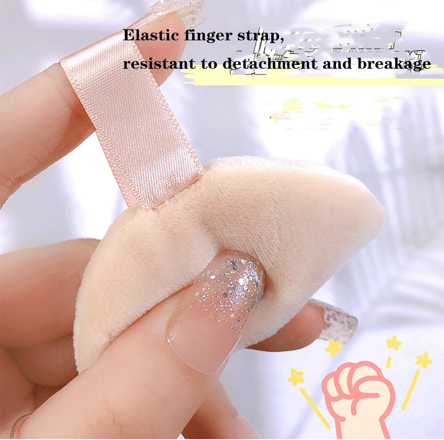 Loose Powder Puff round Shape 2 Pcs image number 6