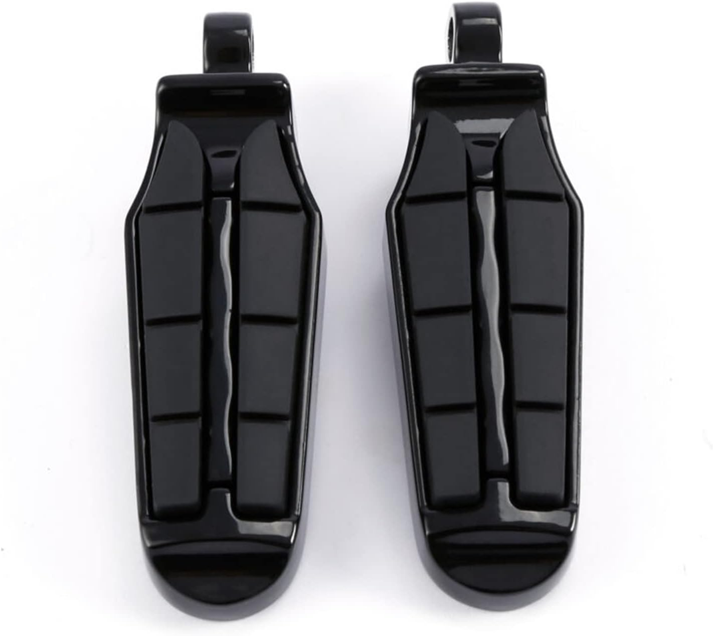 TRUSTTWO Motorcycle 10Mm Footrest Foot Pegs Compatible with Harley Sporster XL 883 XL1200 2004-2013 Touring Electra Street Glide Road King FLHR the New (Color : Black) image number 1