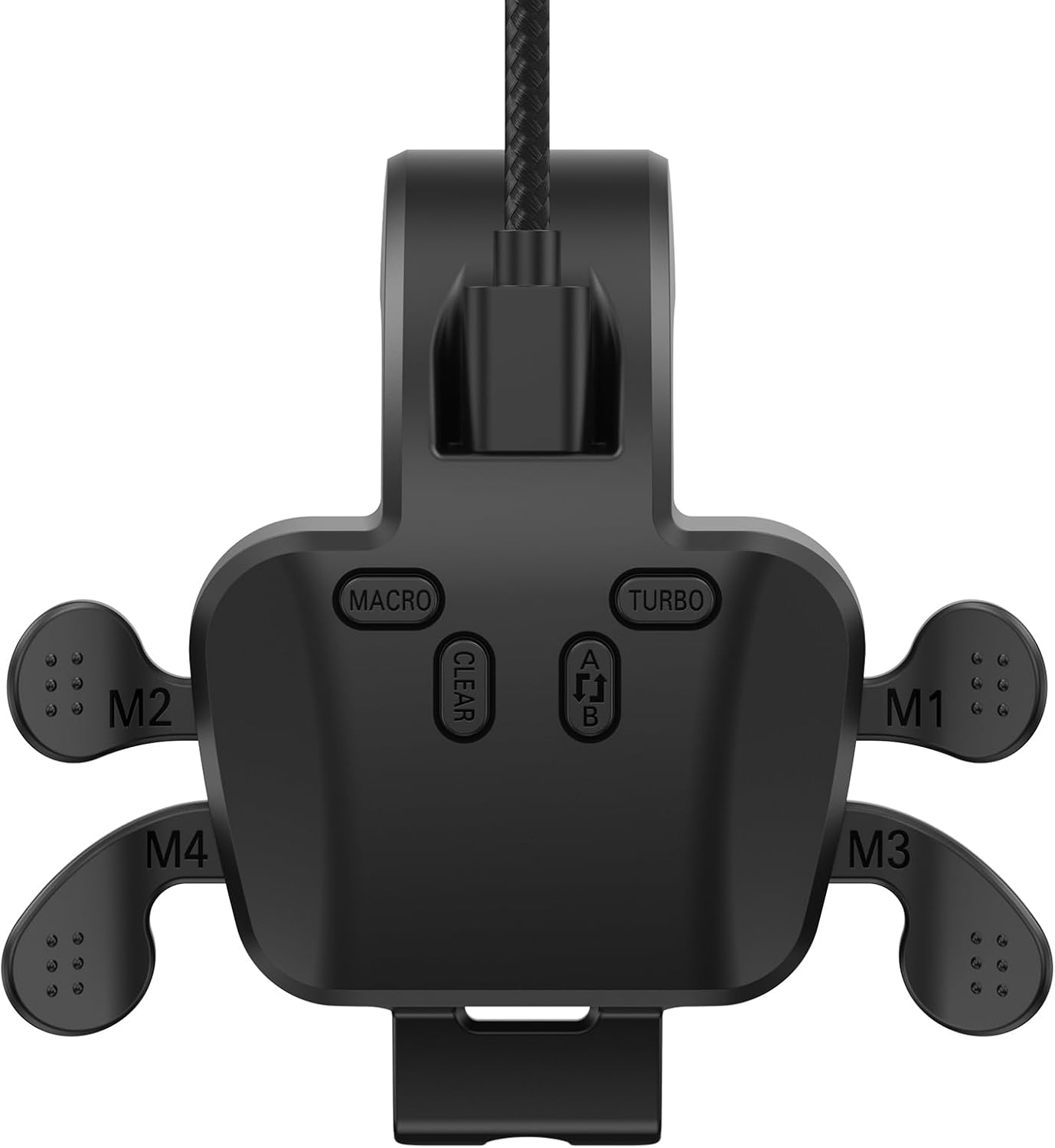 IWGAME Back Paddles for PS-5 Controller, Plug and Play with 4 Back Programable Buttons Support Turbo/Remap/Key Swap/Microphone Features, Compatible with PS-5 Console PC Mac Android Tv(Wired Connection image number 4