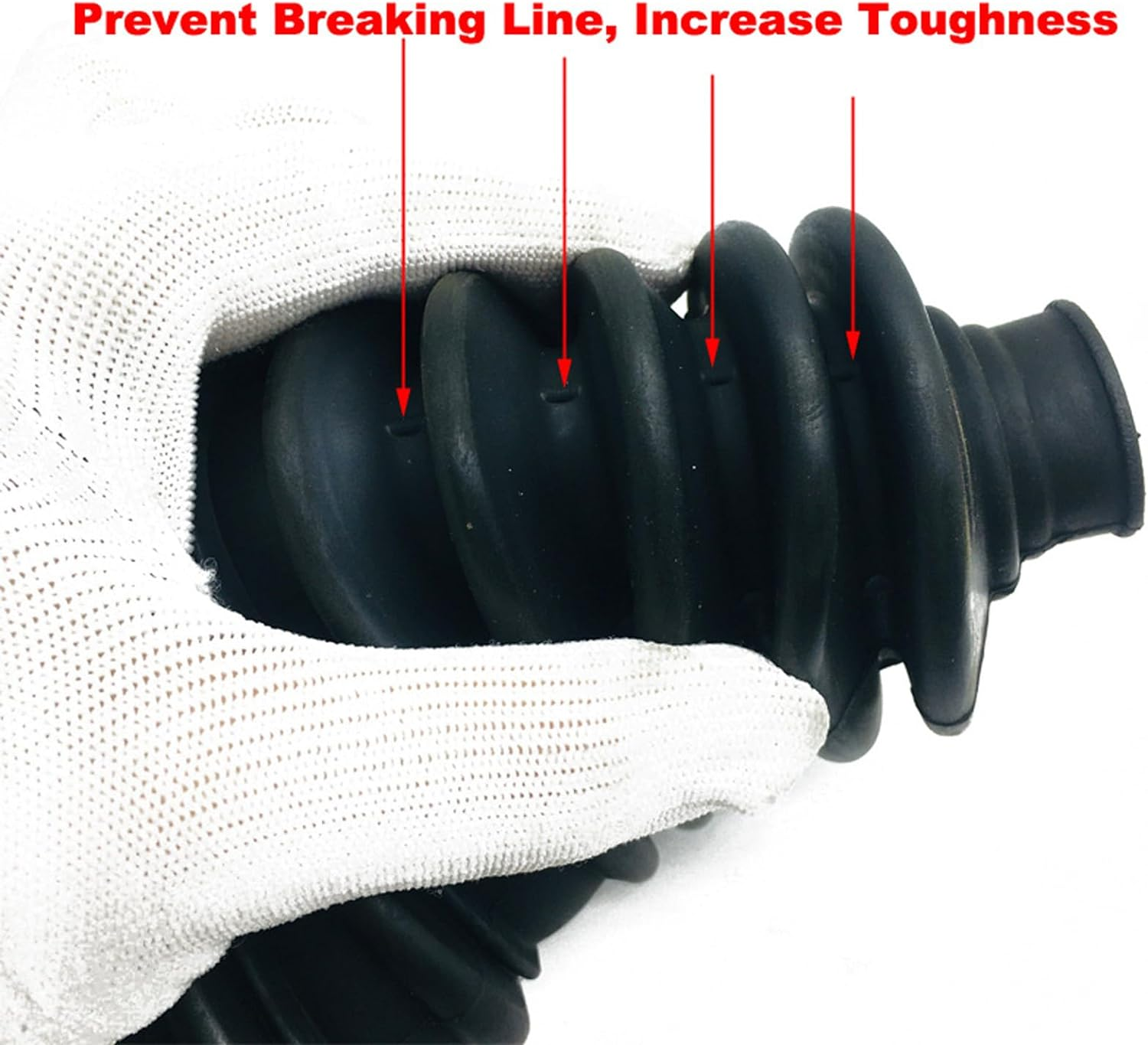 Outer CV Joint Boot Suitable for 99% of Car,Cv Boot CR Material High Elasticity,Corrosion Resistance,More Durable