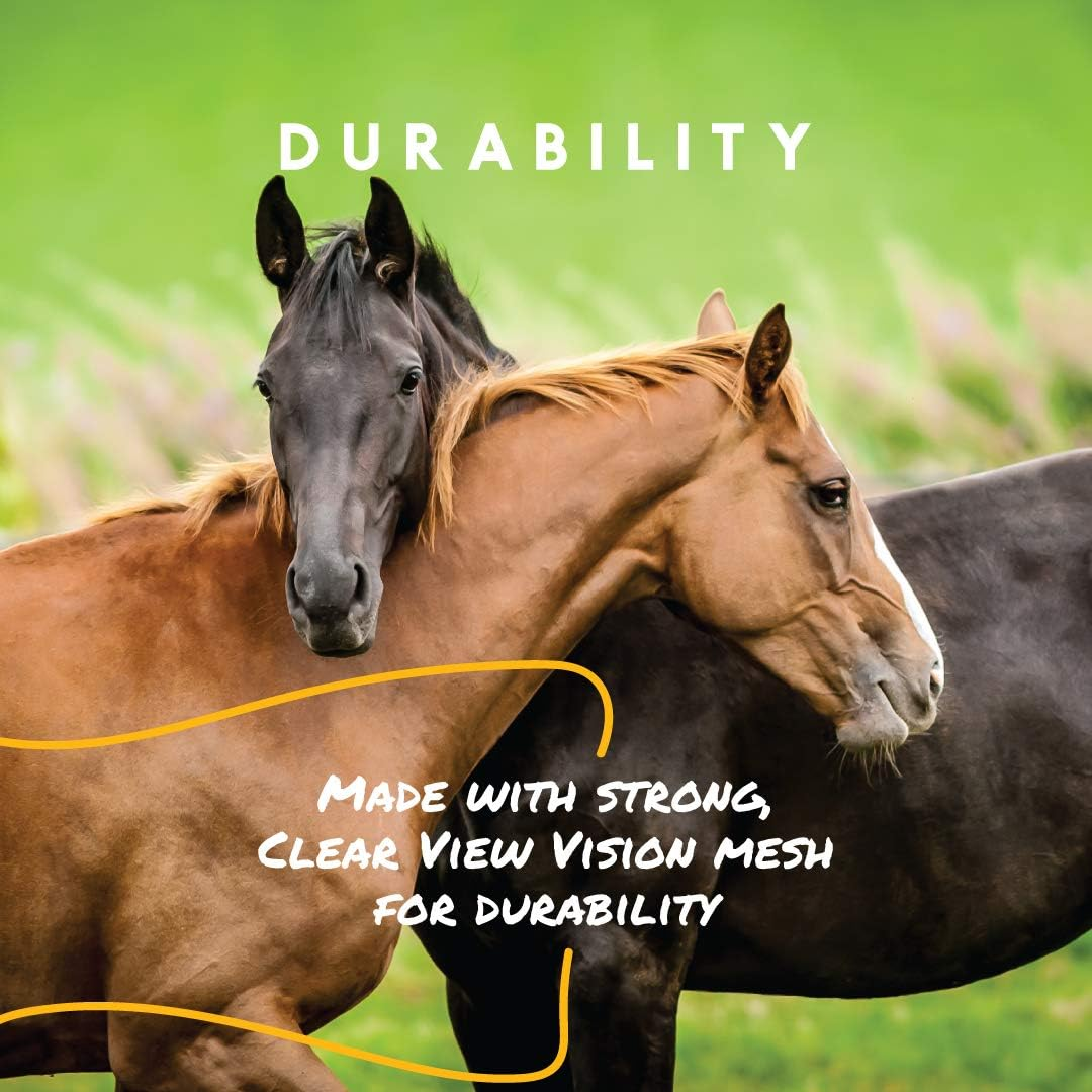 Pro-Force Equine Fly Mask | Horse Fly Mask with UV Protection | Adjustable Fit for Comfort | without Ears image number 5