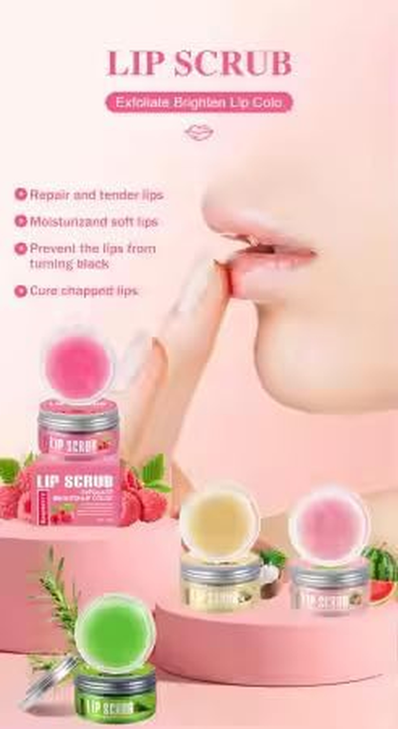 Lip Scrub Exfoliate Raspberry image number 1