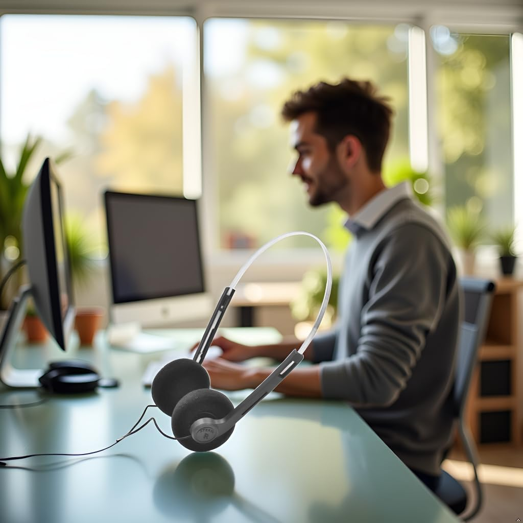 Black Retro Over-Ear Headphone,Vintage Feelings Underwire Headphone,Retro Lightweight Earphones,Hi-Fi Stereo Earphone Headset,Walkman Headphone,For Most Mobile Phones Playback Pevices Headphones