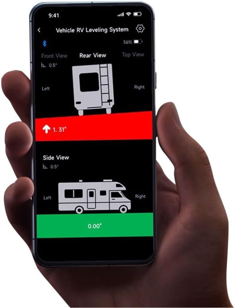 Oricom RVSL01 Recreational Vehicle (RV) Smart Leveller - Wireless User Friendly Easy Install Durable image number 1