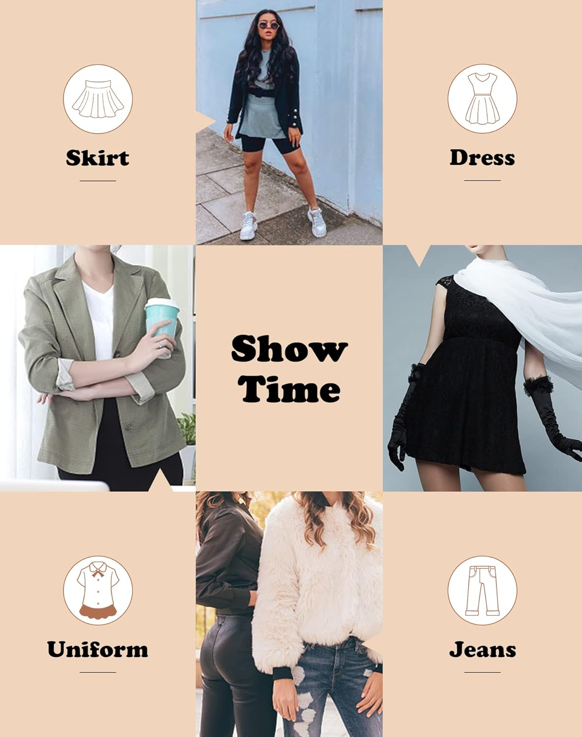 INNERSY Women'S Slip Shorts for under Dresses High Waisted Summer Boy Shorts 3-Pack image number 4