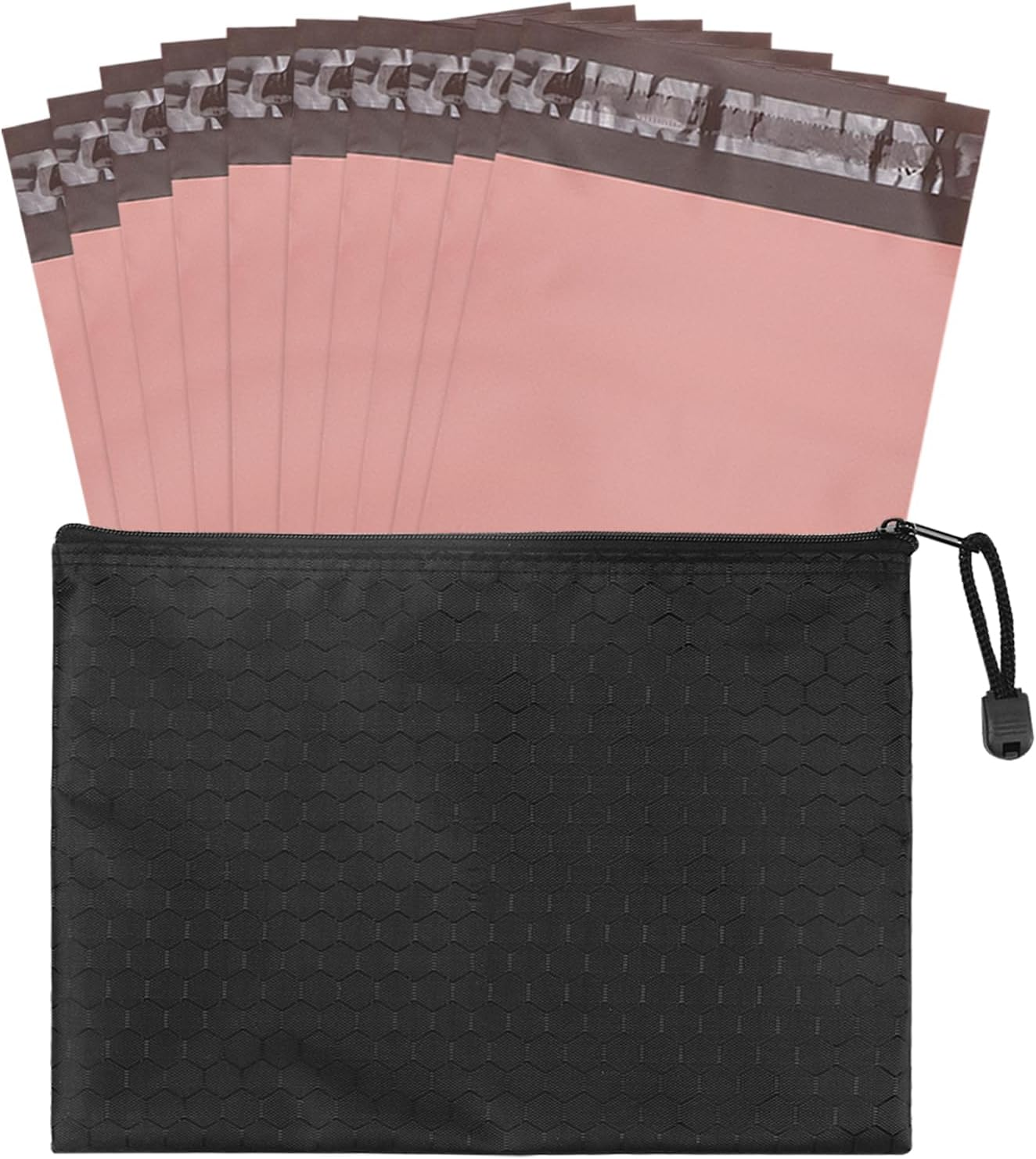 Women Sanitary Disposal Bags Pack of 100, Pink Opaque Feminine Pads Disposal Bags 6X10.6 Inch Period Trash Bags with Storage Bag