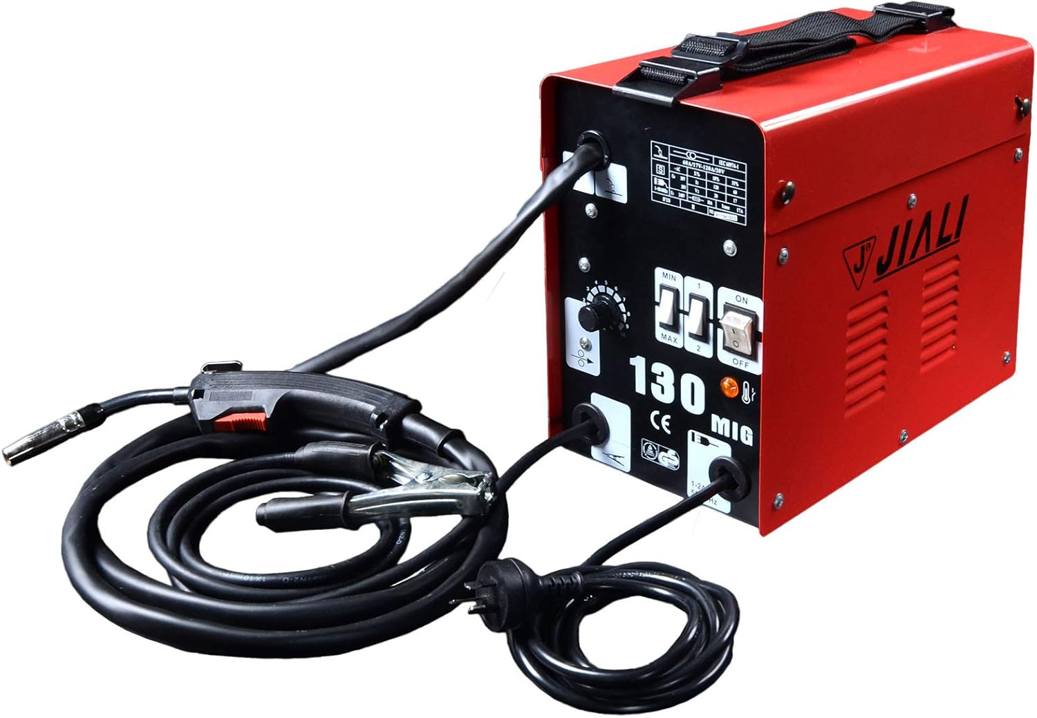 New Mig 130A Gasless MAG Portable Welder Welding Machine Metal Steel 10A AU Standard Plug 240V Flux Wire image number 4