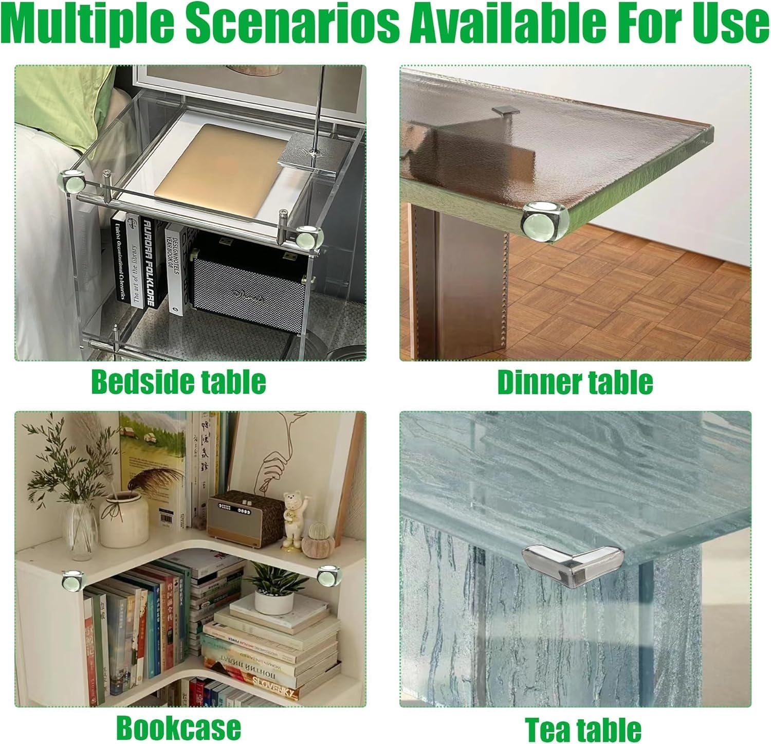 Clear Corner Guards Table Corner Protectors,30Pcs Clear Desk Table Corner Protector,Clear Furniture Edge Corner Protector,Silicone Safety Edge and Corner Guard,Corner Protector Table Corner Protector image number 1