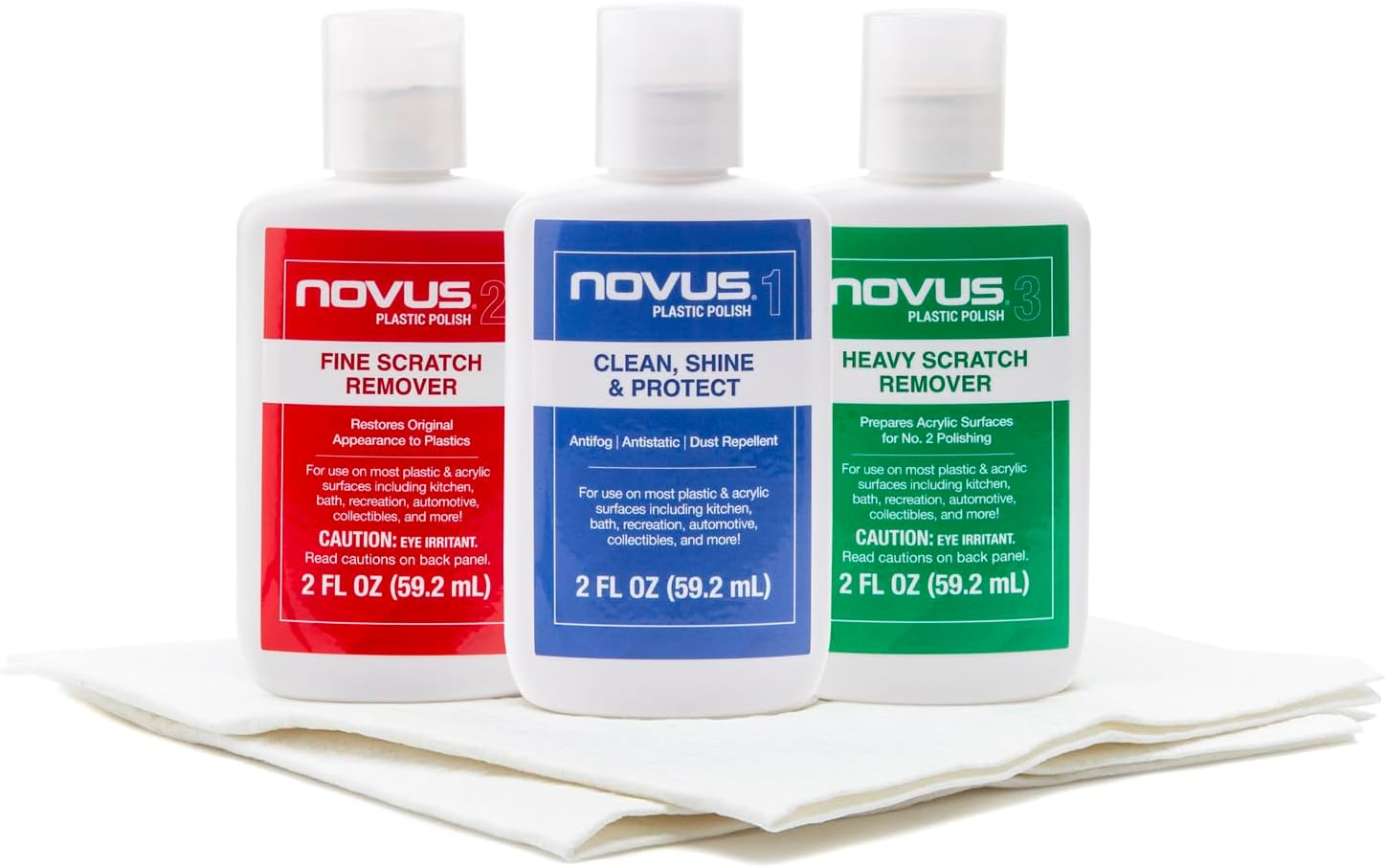 Aquatech 12310 Novus Cleaning and Scratch Remover Kit, White Bottle image number 6