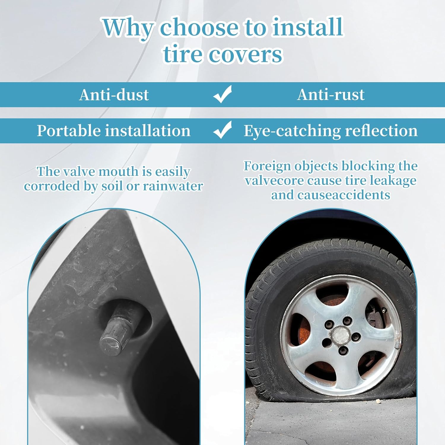 Creative Funny Valve Stem Caps | Prank Tire Valve Decorations | Dustproof and Waterproof, Durable | Suitable for Cars/Bikes/Motorcycles | the Style You&rsquo;Ve Been Looking For(8Pcspink) image number 3