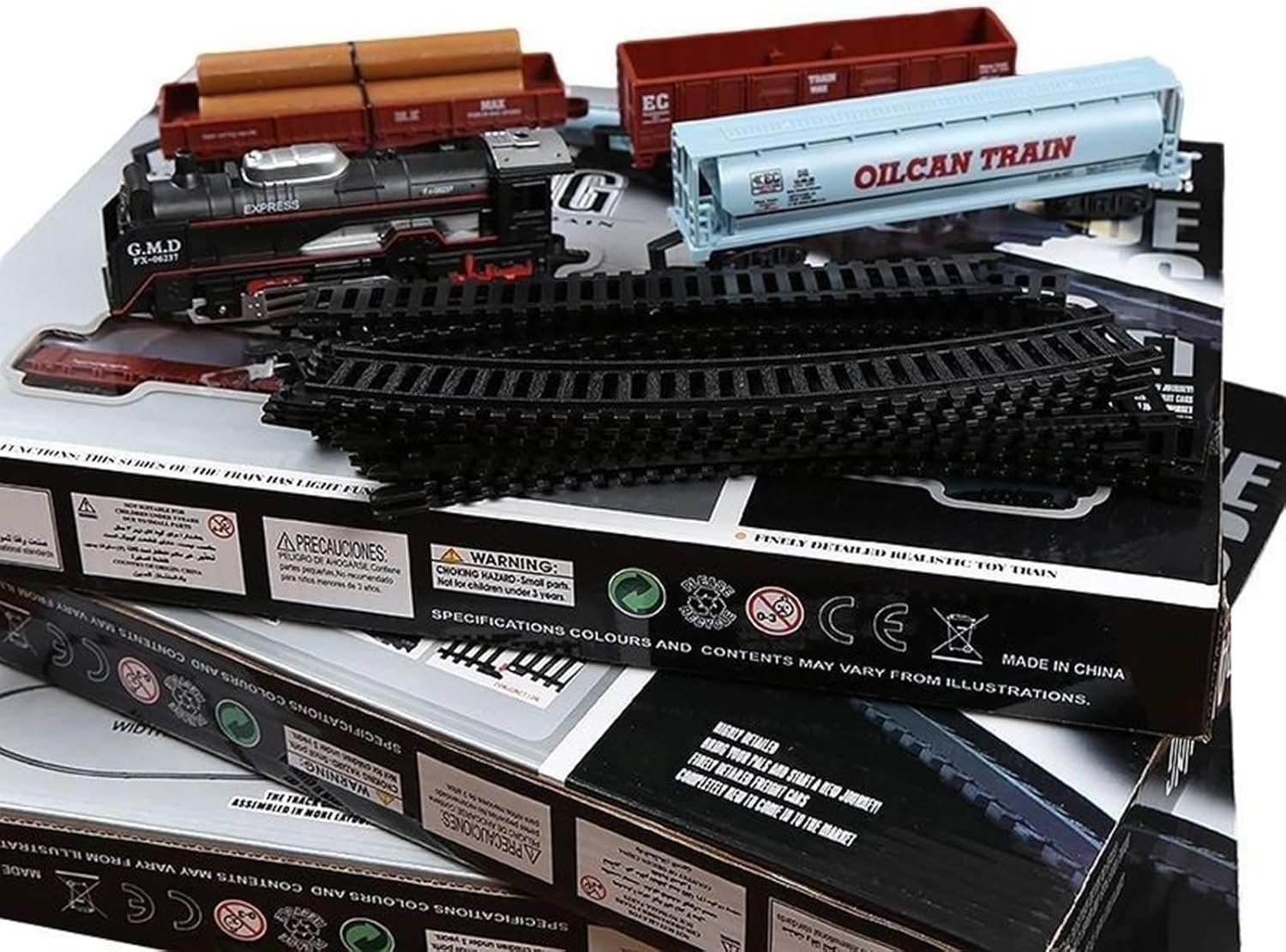 Trains Model- Rail Chief Ready to Run 130 Piece Electric Train Set -2
