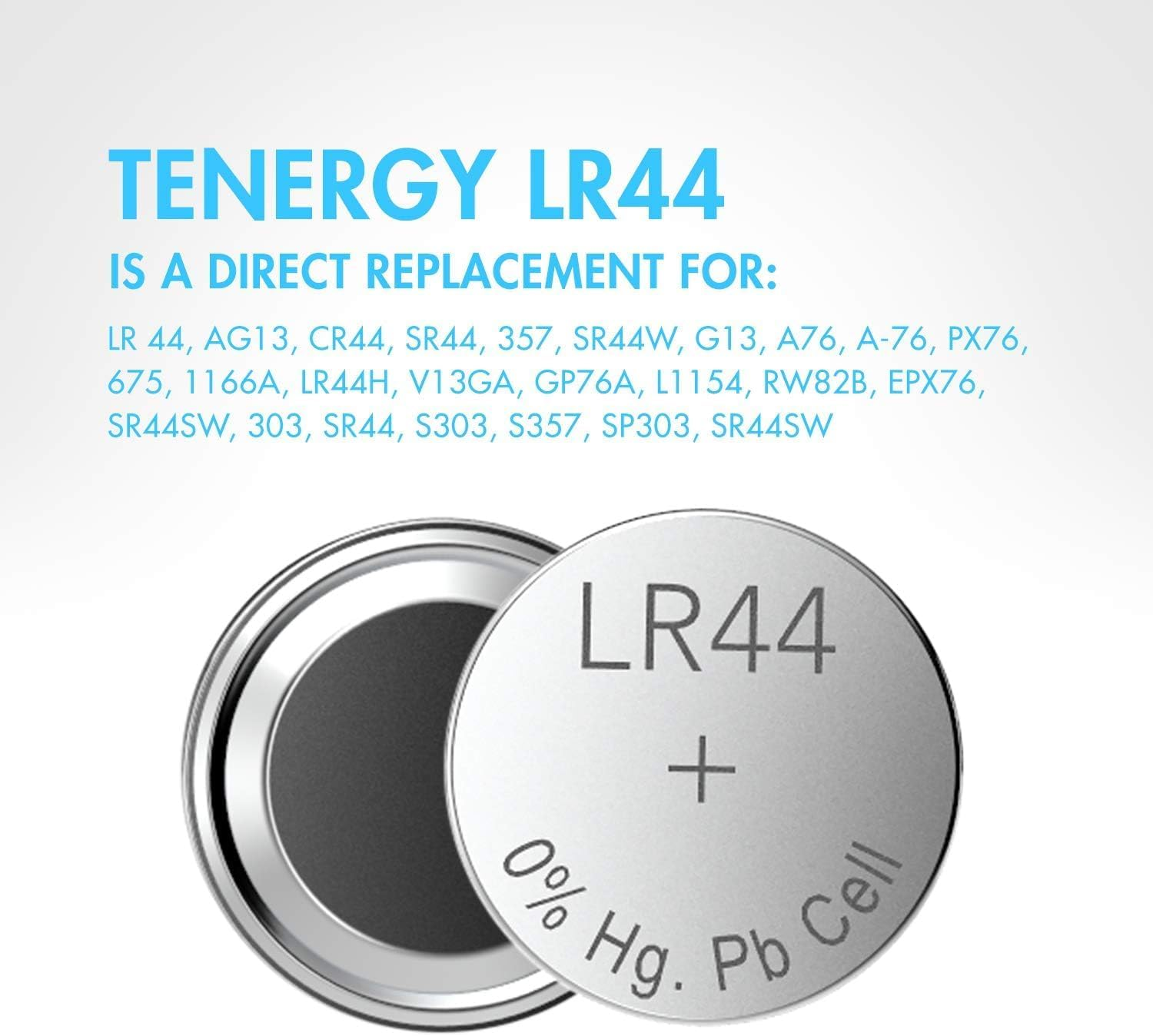 20PC LR44 High Capacity AG13 357 303 SR44 Battery Premium Alkaline Battery 1.5V Button Coin Cell Batteries image number 1
