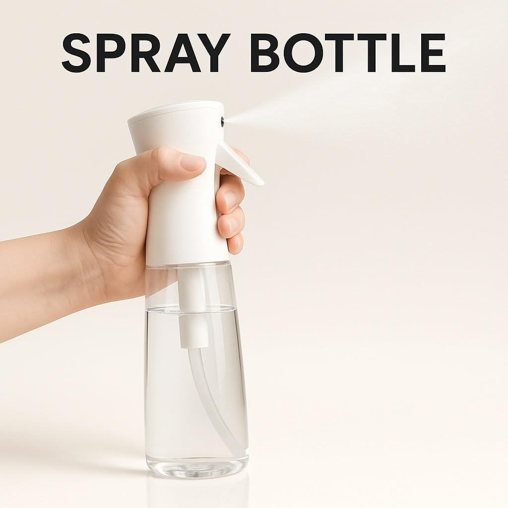 2 PCS Spray Bottles, 360-Degree Fine Mist Water Sprayer, 300Ml Moisturizing Spray Bottle, for Salon and Home Use-Fengea