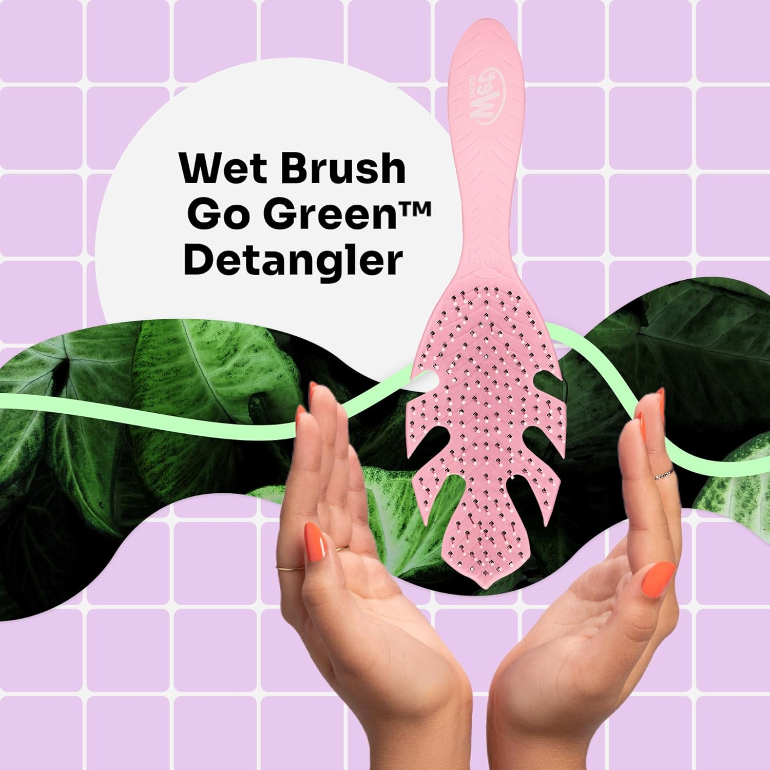 Wet Brush Go Green Detangler Hair Brush, 1 Ml