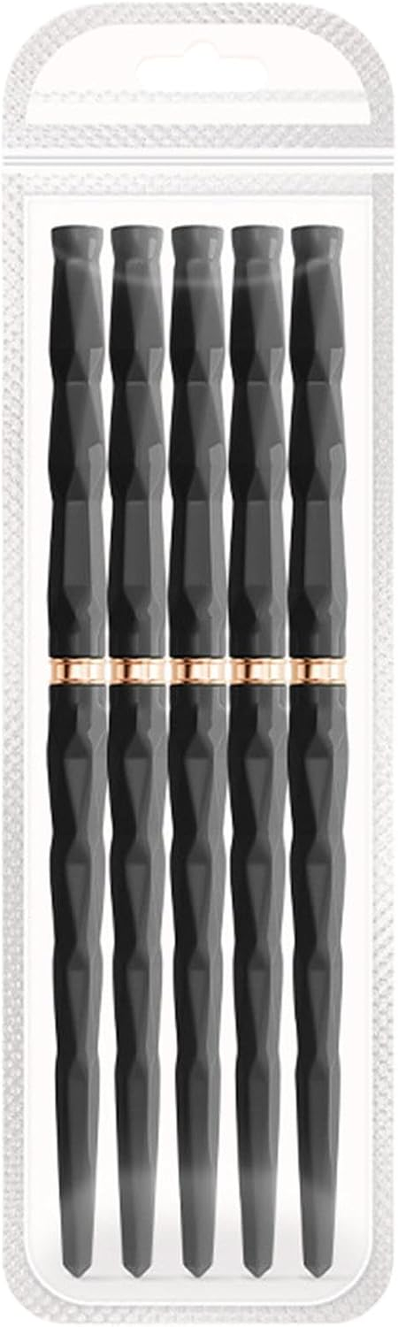 French Tip Brush, Fine Tip Liner Brush for Nails, Sizes 7/9/11/15/25Mm UV Gel Polish Painting Nail Design Tools for Long Lines, Thin Details, Fine Drawing