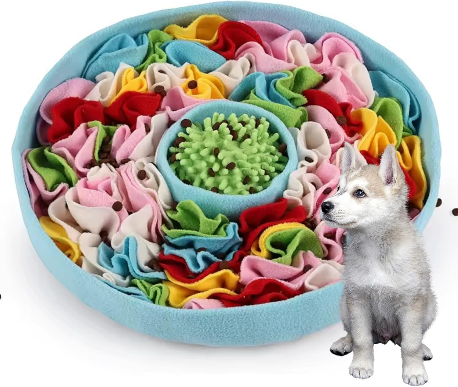 ROY Sniffing Rug for Dogs, Feeding Mat for Slow Feeding, Puppy Training Mat, Dog Sniffing Mat, Intelligence Toy for Dogs - Dog Game Training Mat image number 4