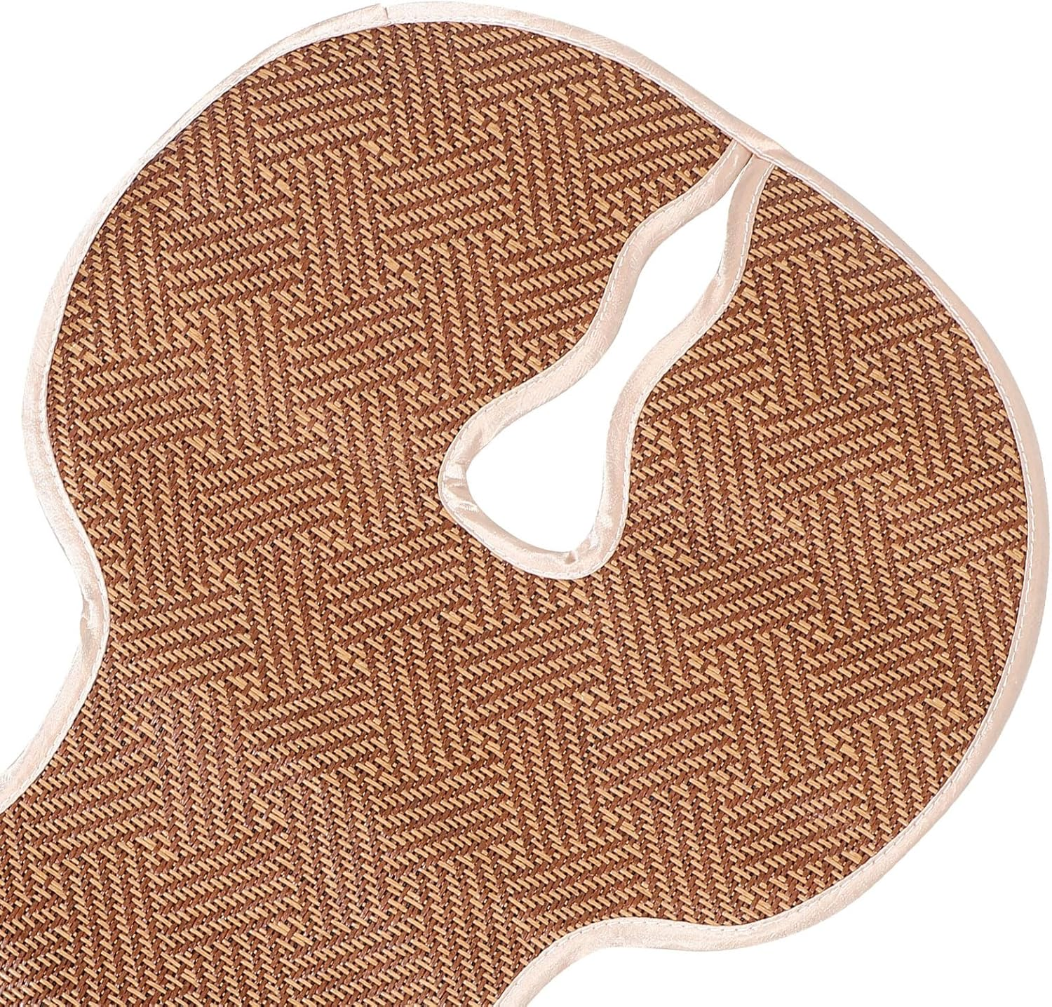 Breathable Stroller Seat Cushion Rattan Cooling Pad, Universal Pram Liner Insert Mat for Summer Comfort and Support