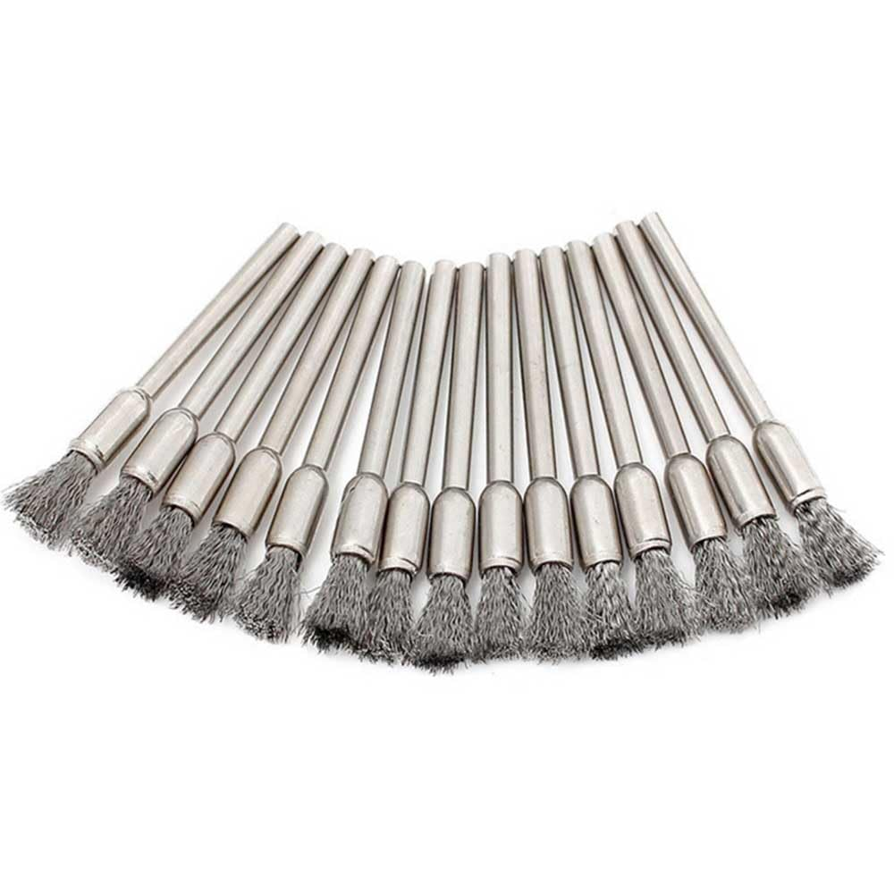 Stainless Steel Wire Brush Set for Dremel Tools 45 PCS image number 2