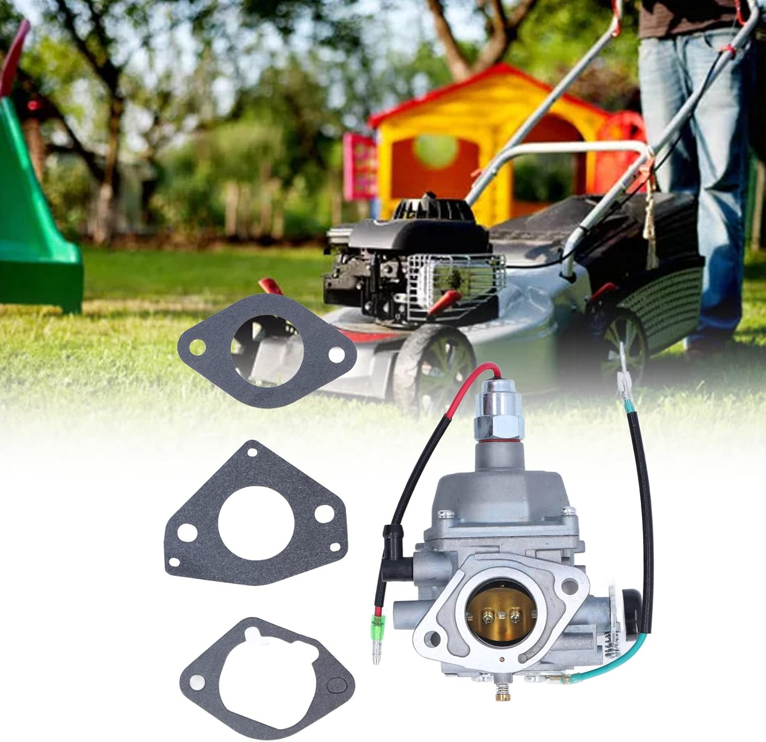 Lawn Mower Carburetor Reliable Aluminum Carburetor Replacement Part Easy Installation Great Workmanship for 22 23 24 25 26 27HP Motor Courage SV720 SV725 Series image number 5