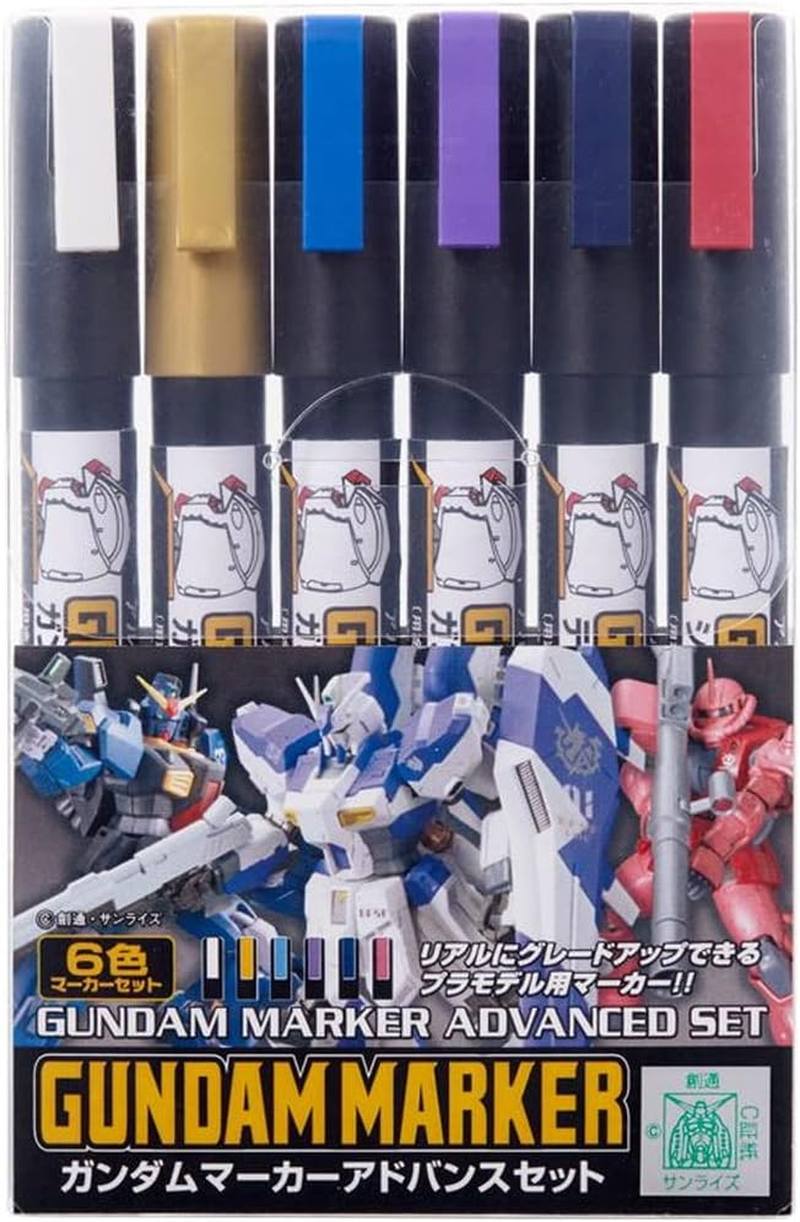 GUNDAM - Gundam Marker GMS-124 Advanced Set image number 1