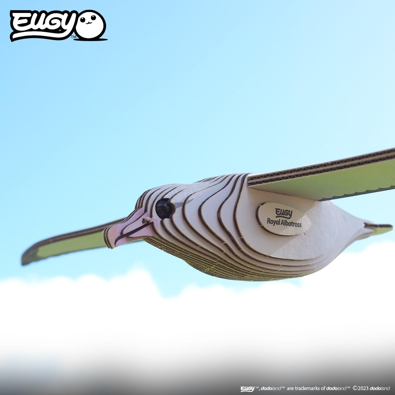 EUGY 097 Royal Albatross 3D Puzzle - 25 Piece Eco-Friendly Educational Toy Puzzle for Boys, Girls & Kids Ages 6+ image number 2