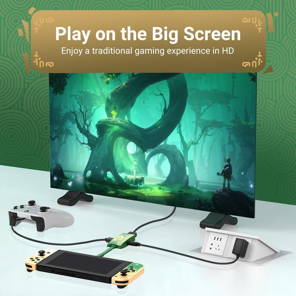 GOPALA Switch Dock for Nintendo, Switch TV Dock 4K, Switch Docking Station for Nintendo Switch OLED Steam Deck image number 5