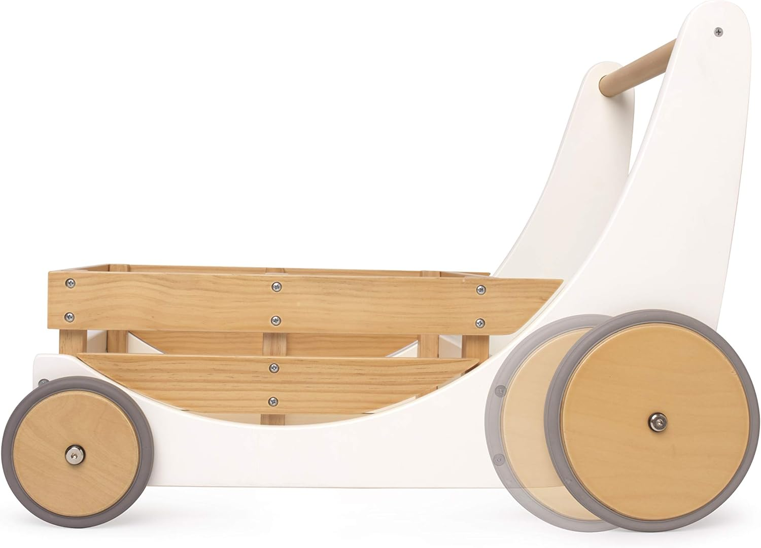 Kinderfeets Bamboo 2-In 1 Toy Box Walker image number 3