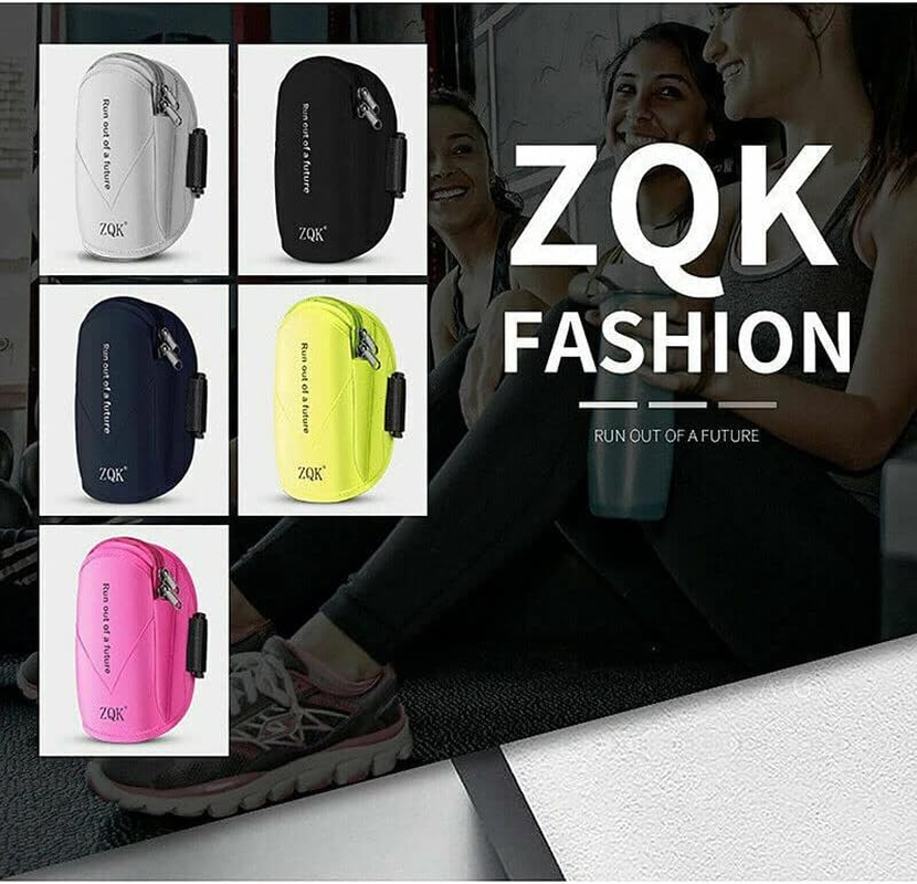 AIMALL Universal Sports Armband Case, Lightweight Water-Resistant Phone Holder for Running, Gym, Jogging, Adjustable Arm Band for 5.5"-6.1" Smartphones image number 6